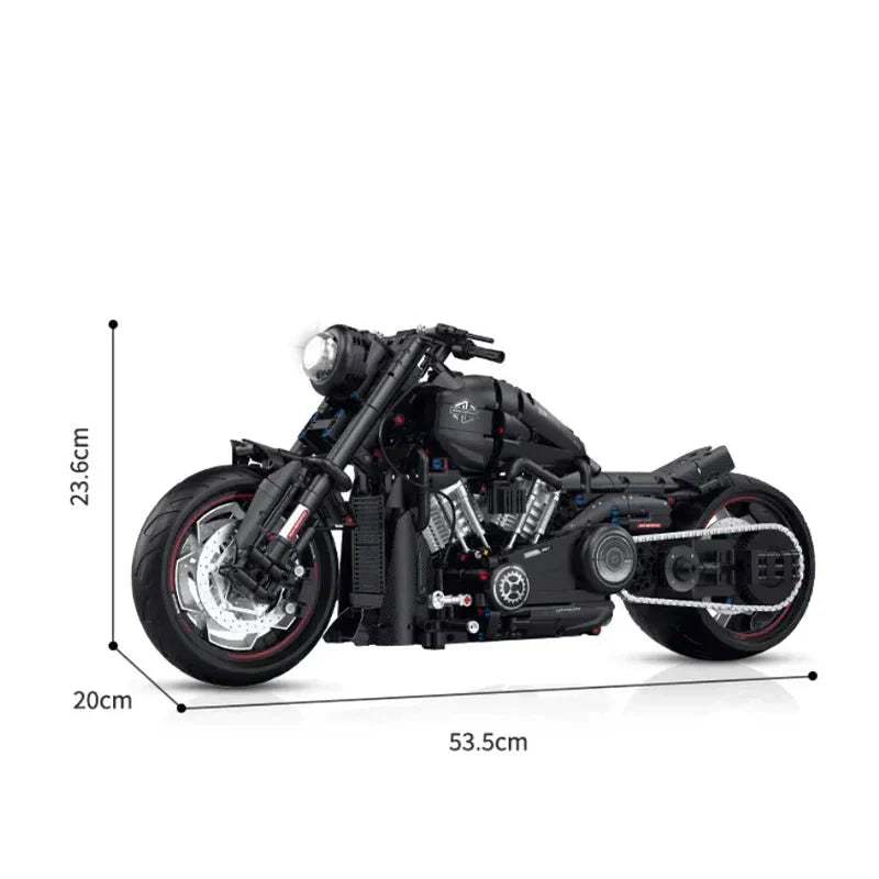 Custom V-Twin Muscle Cruiser | 2049pcs