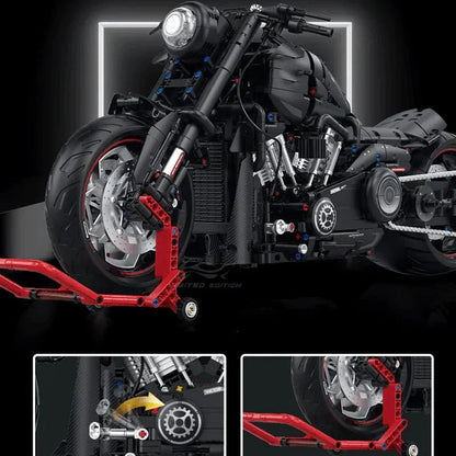 Custom V-Twin Muscle Cruiser | 2049pcs