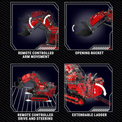 Heavy-Duty RC Excavator | 4766pcs