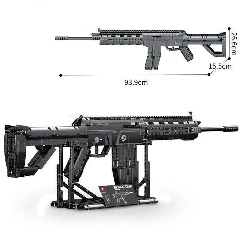 Heavy Duty SMG Combat Rifle | 1539pcs