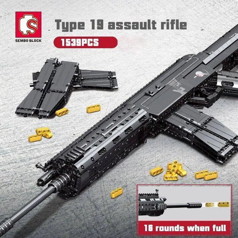 Heavy Duty SMG Combat Rifle | 1539pcs