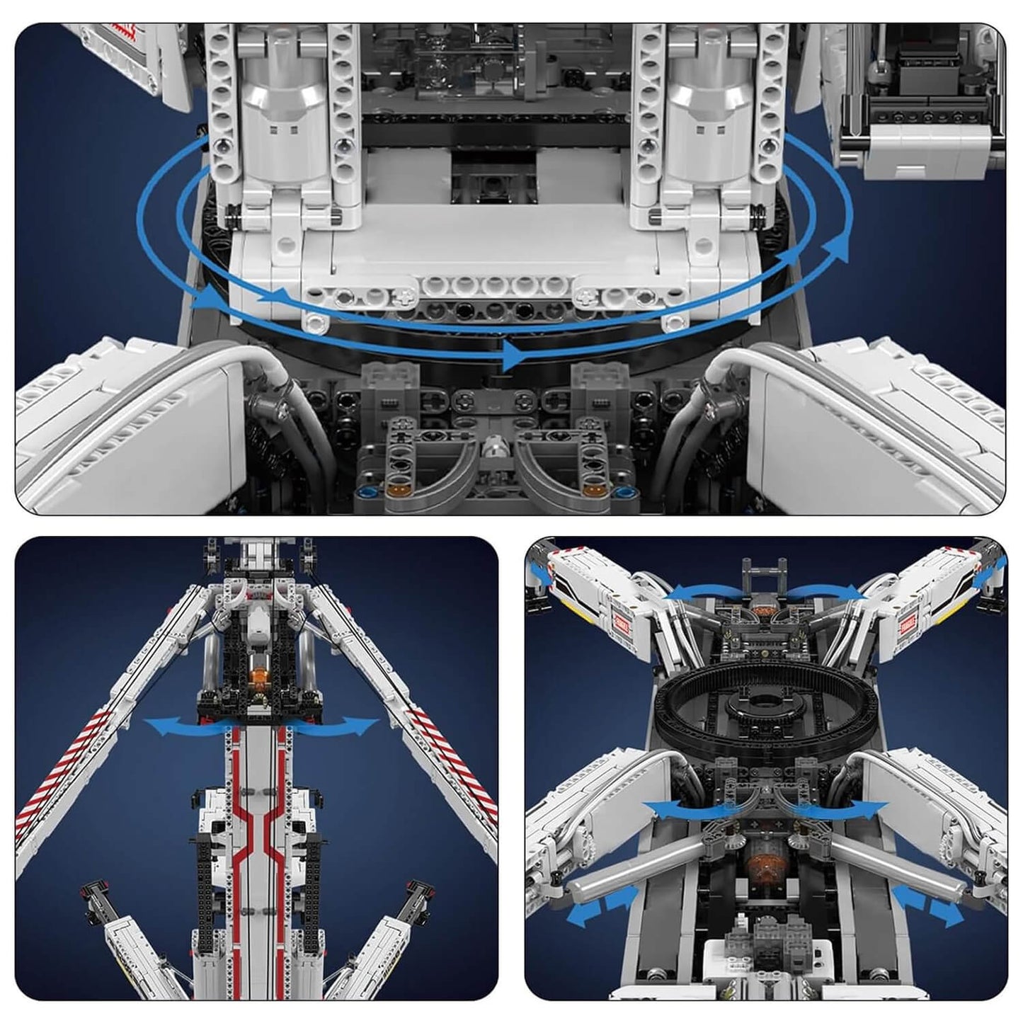 Heavy Duty Remote Controlled Crane V2 8505pcs