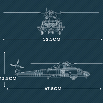 HH-60J Search And Rescue Aircraft | 1136pcs