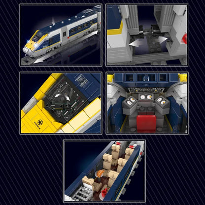 High-Speed Euro Express Train | 2085pcs