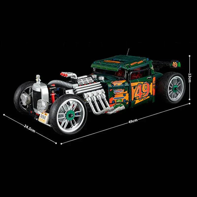 Classic Hot Rod Coupe | 2617pcs
