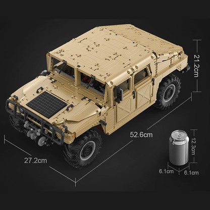 Military Off-Road Humvee Truck | 3935pcs
