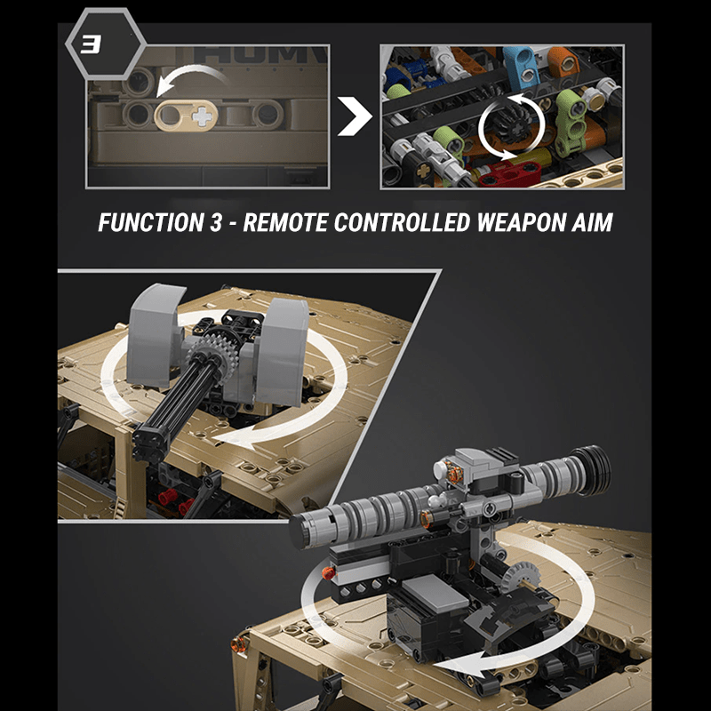 Military Off-Road Humvee Truck | 3935pcs
