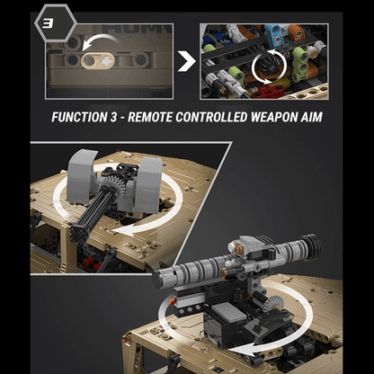 Military Off-Road Humvee Truck | 3935pcs
