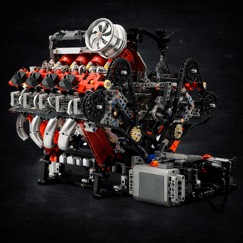 Italian F488 V8 Engine | 2717pcs