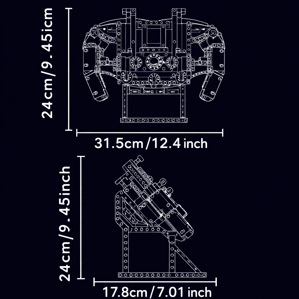 1:1 Formula Racing Steering Wheel | 849pcs
