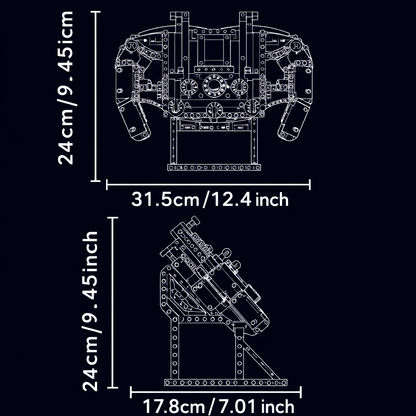 1:1 Formula Racing Steering Wheel | 849pcs