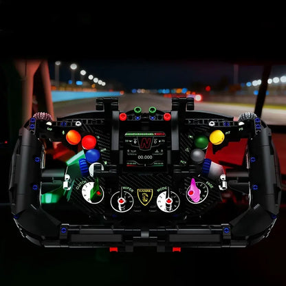1:1 Lambo Supercar Steering Wheel | 984pcs
