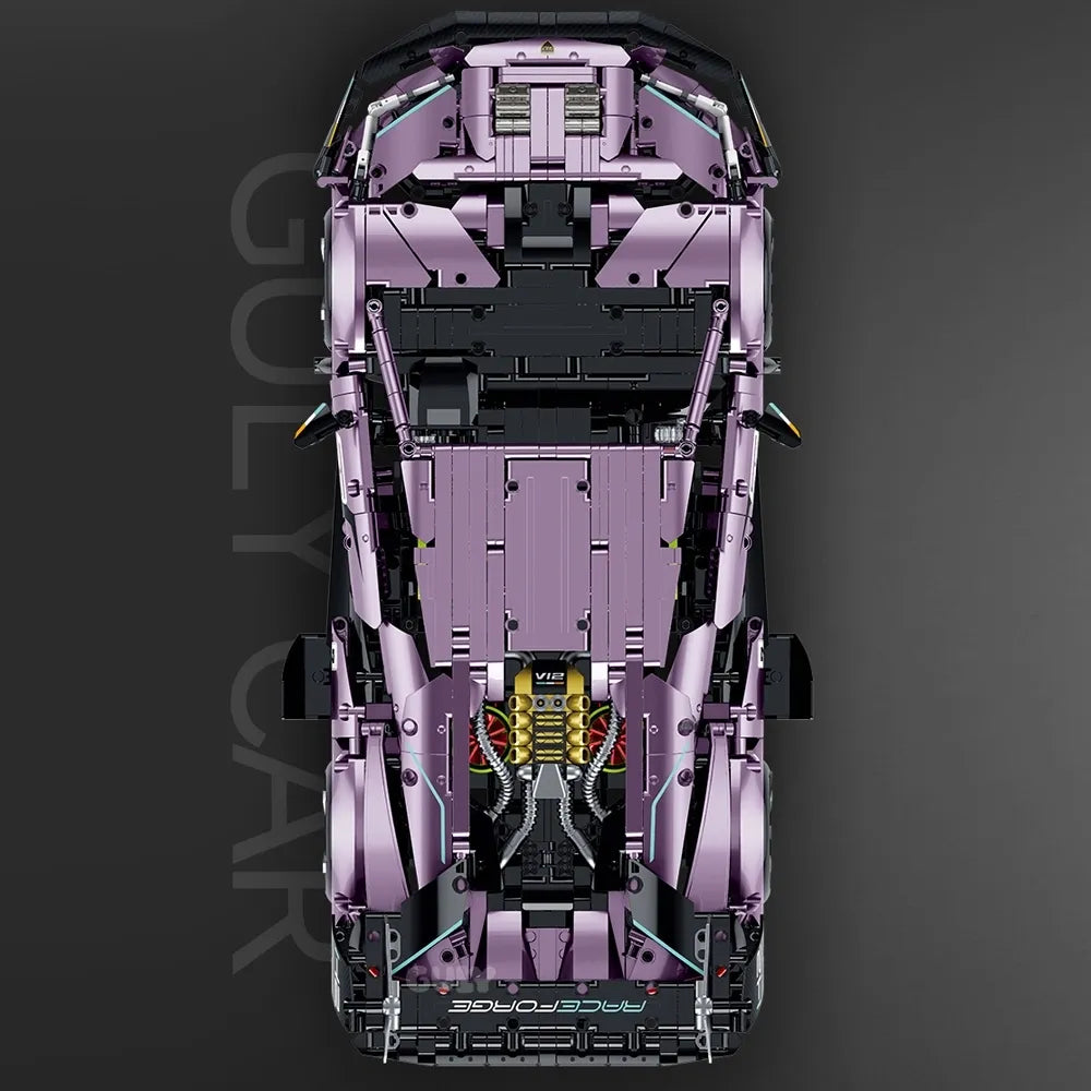 Hybrid Italian Bull Supercar | 2074pcs