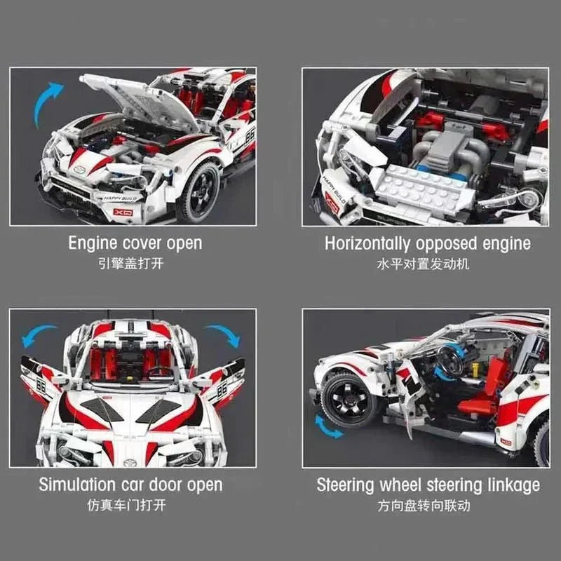 JDM Supra Drift Sport Coupe | 2586pcs