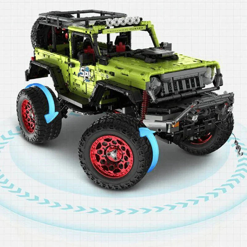 Green Off-Road Trail 4x4 | 2544pcs