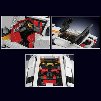 RC Retro Wedge Supercar | 1383pcs