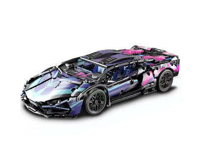 Cyberpunk Hybrid V12 Supercar | 1314pcs