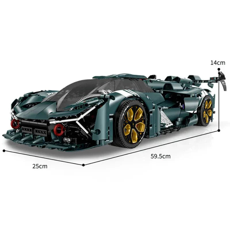 Futuristic Electric Hypercar V2 | 3465pcs