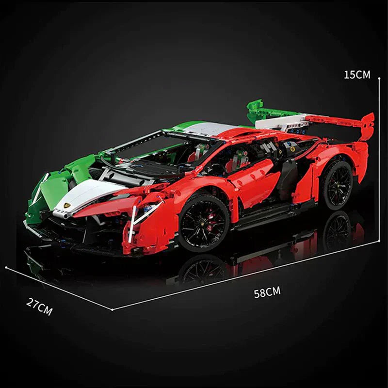 V12 Veneno Tricolore Blade Hypercar | 3610pcs