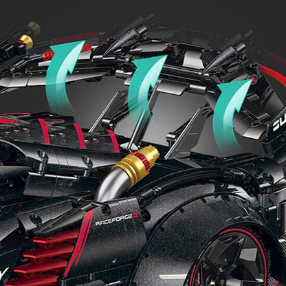 Italian V12 Blade Hypercar | 3809pcs