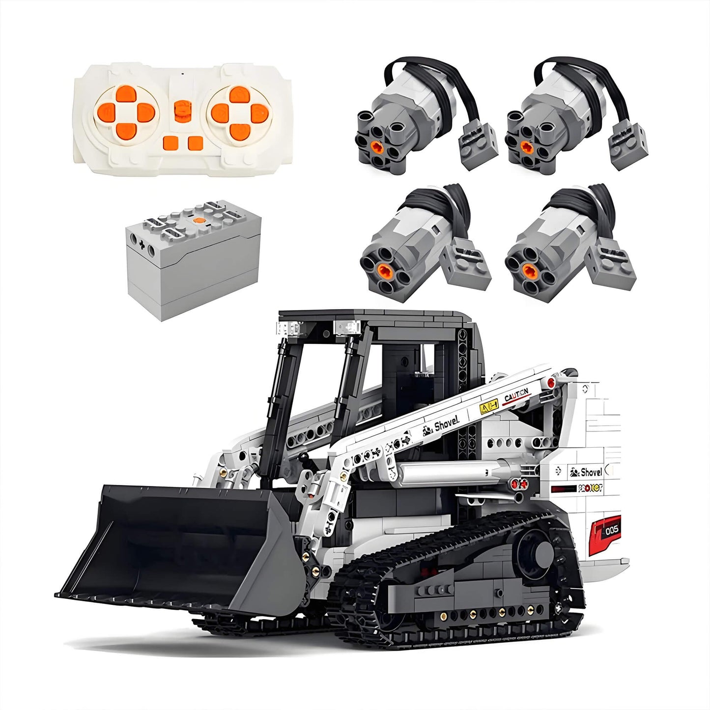 Remote Controlled Track Loader 1365pcs