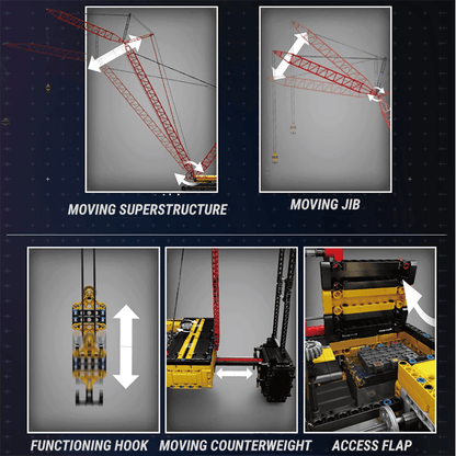 Heavy Lift Crawler Crane | 4318pcs