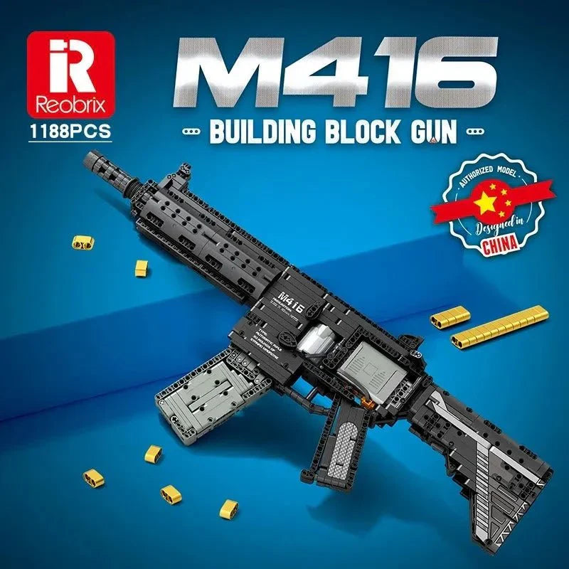 M416 Assault Rifle | 1188pcs – Motor Builds