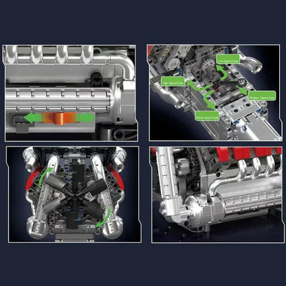 M8 Twin-Turbocharged V8 | 1169pcs