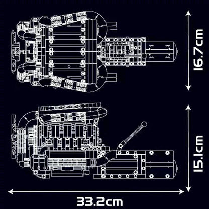 M8 Twin-Turbocharged V8 | 1169pcs