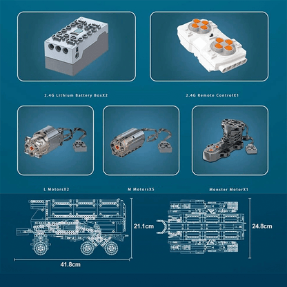 Mars Explorer Rover | 1608pcs