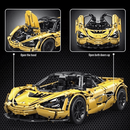 Twin-Turbo 720 Supercar Yellow | 3149pcs