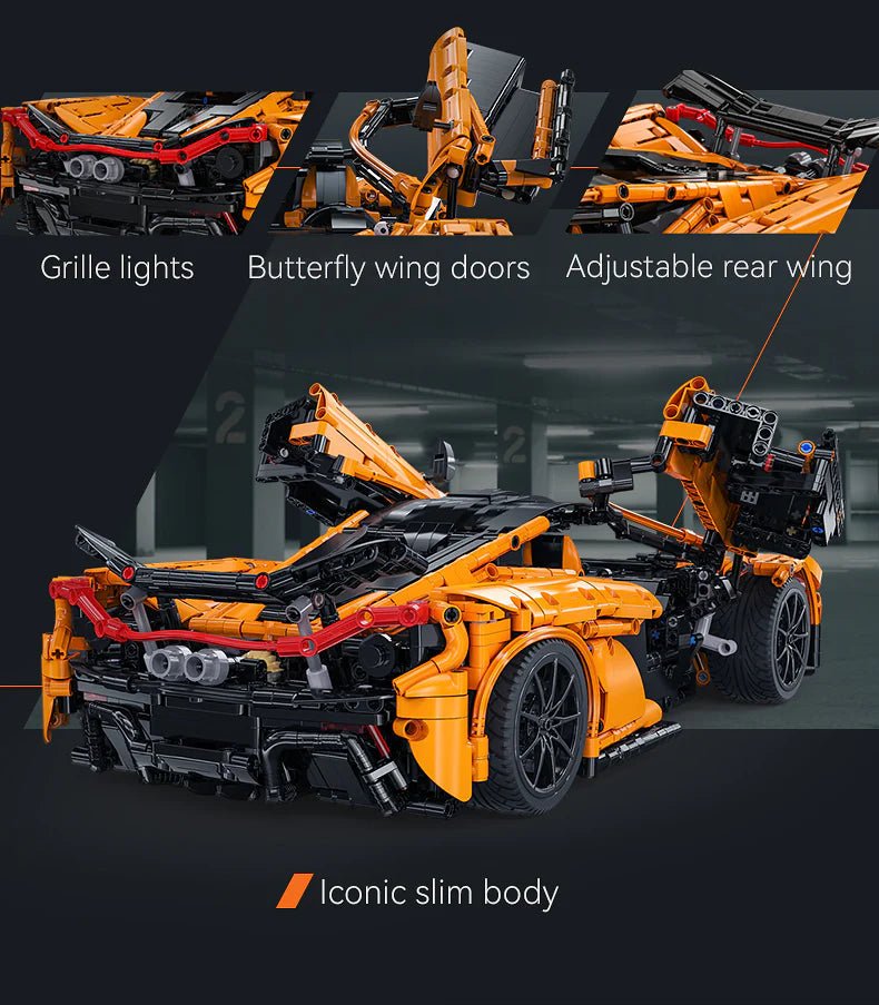 British Hypercar P1 V8 | 3617pcs