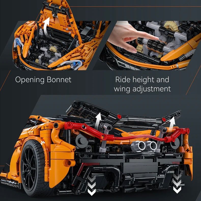 British Hypercar P1 V8 | 3617pcs