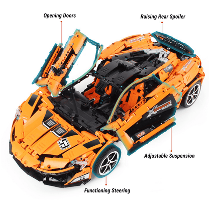 Orange Hybrid Hypercar P1 | 3228pcs
