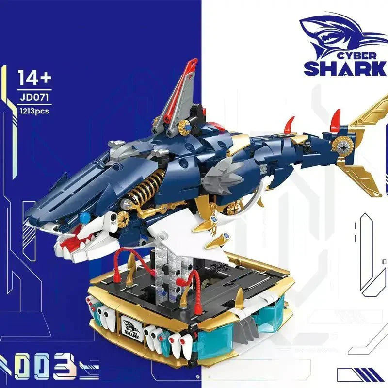 Mechanical Cyber Shark | 1213pcs
