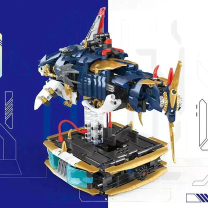 Mechanical Cyber Shark | 1213pcs