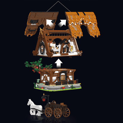 Medieval Wooden Cabin | 2191pcs