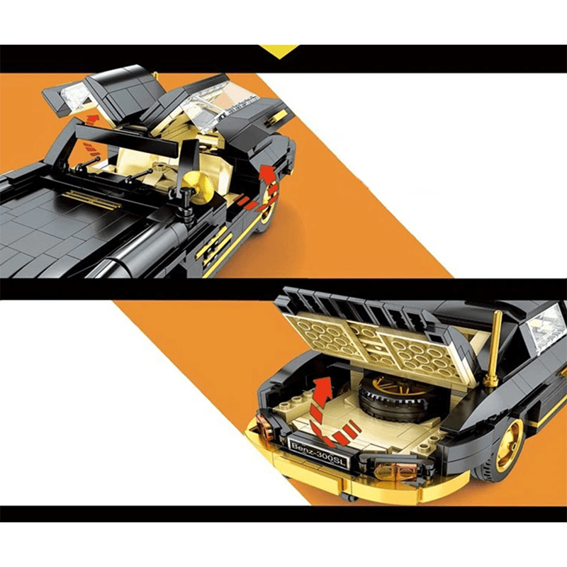 Classic Gullwing Sports Coupe | 886pcs