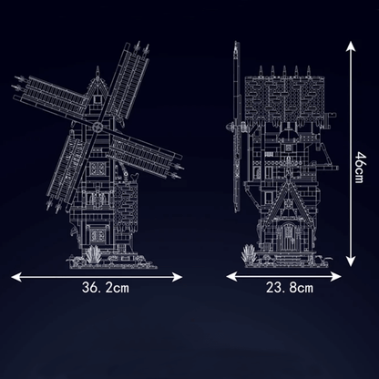 Middle Ages Windmill | 1583pcs