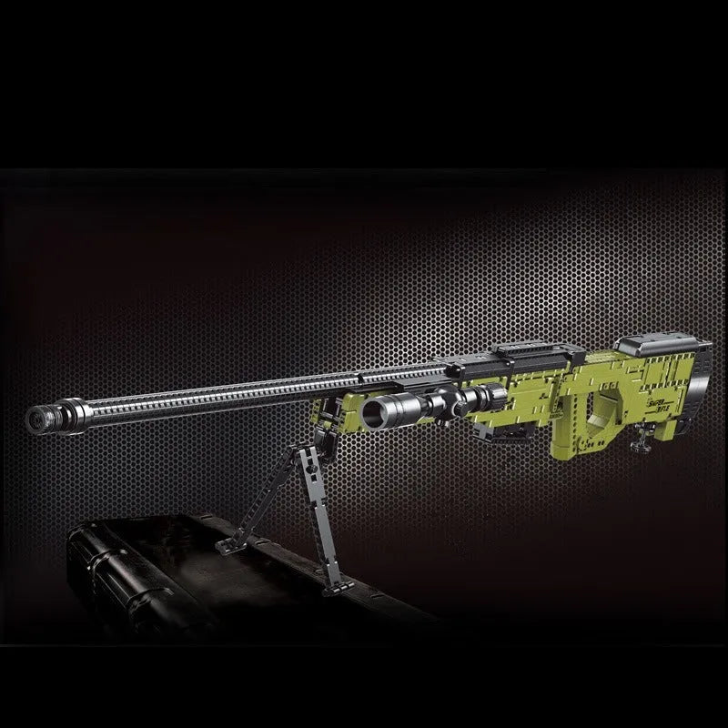Military AWM Sniper Rifle Gun | 1628pcs