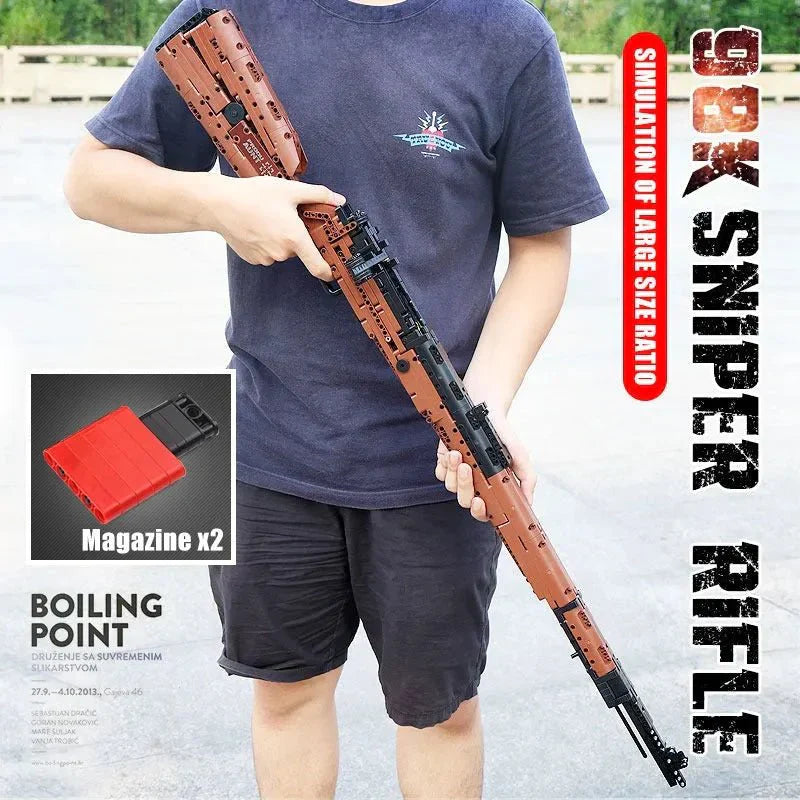 Military Mauser 98K Sniper Rifle | 1025pcs – Motor Builds