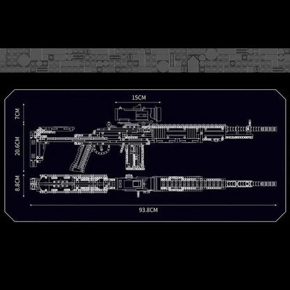 Military MK14 Battle Assault Rifle | 1606pcs