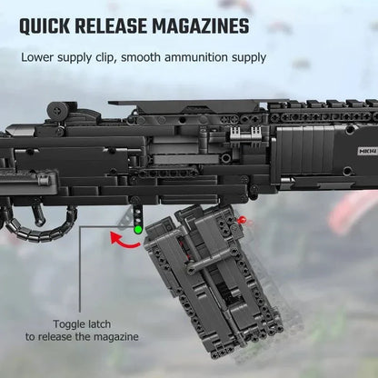 Military MK14 Battle Assault Rifle | 1606pcs