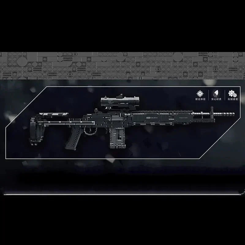 Military MK14 Battle Assault Rifle | 1606pcs