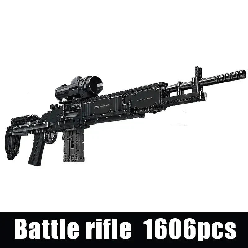 Military MK14 Battle Assault Rifle | 1606pcs