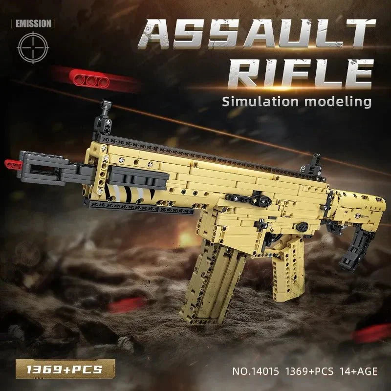 Military Scar Assault Rifle | 1369pcs