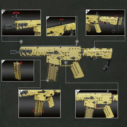 Military Scar Assault Rifle | 1369pcs