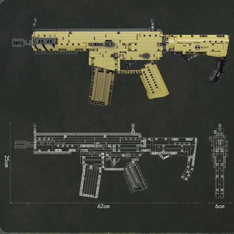 Military Scar Assault Rifle | 1369pcs