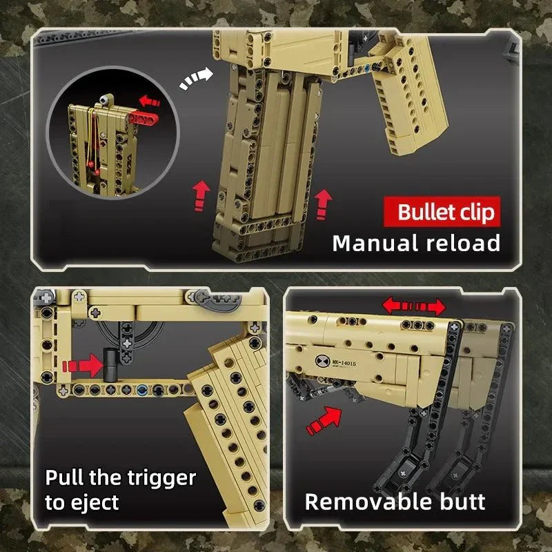 Military Scar Assault Rifle | 1369pcs