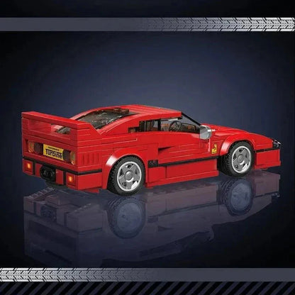 Mini 80s Twin-Turbo F40 Supercar | 338pcs
